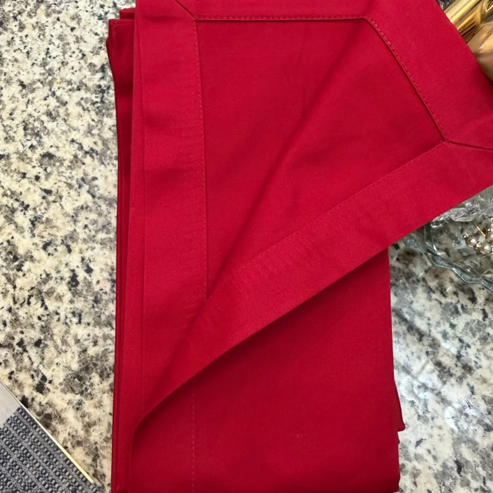 Williams Sonoma Red Napkins